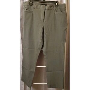 Jasmine & Juliana Women's SZ‎ 14 Gray Crop Pants Stretch